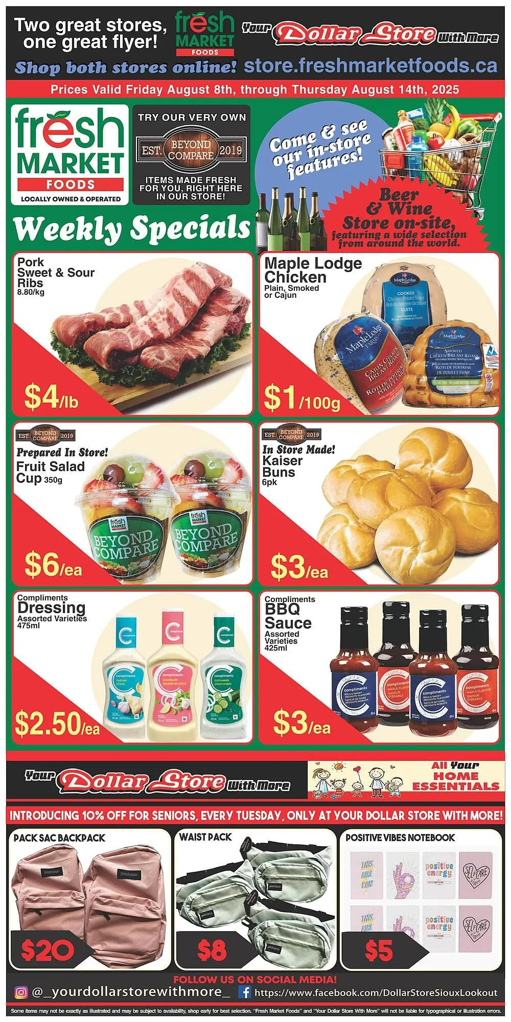 Fresh Market Foods flyer - 1