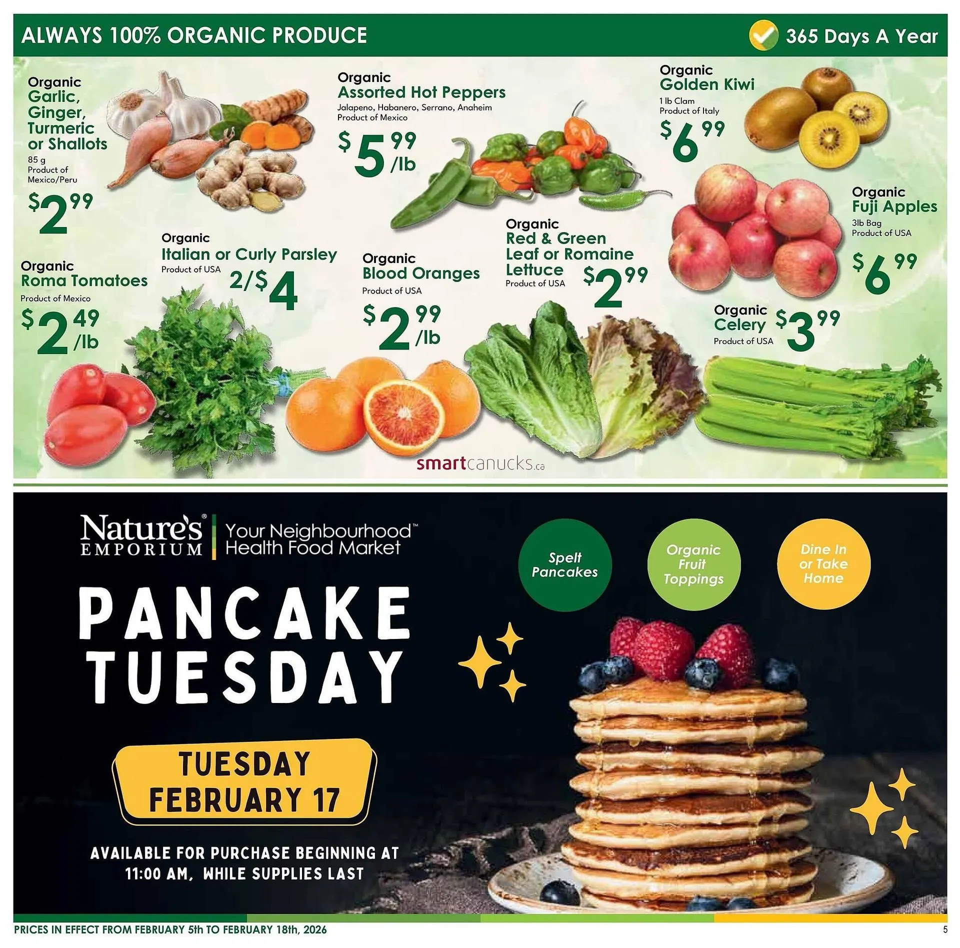 Nature's Emporium flyer from February 5 to February 18 2026 - flyer page 5