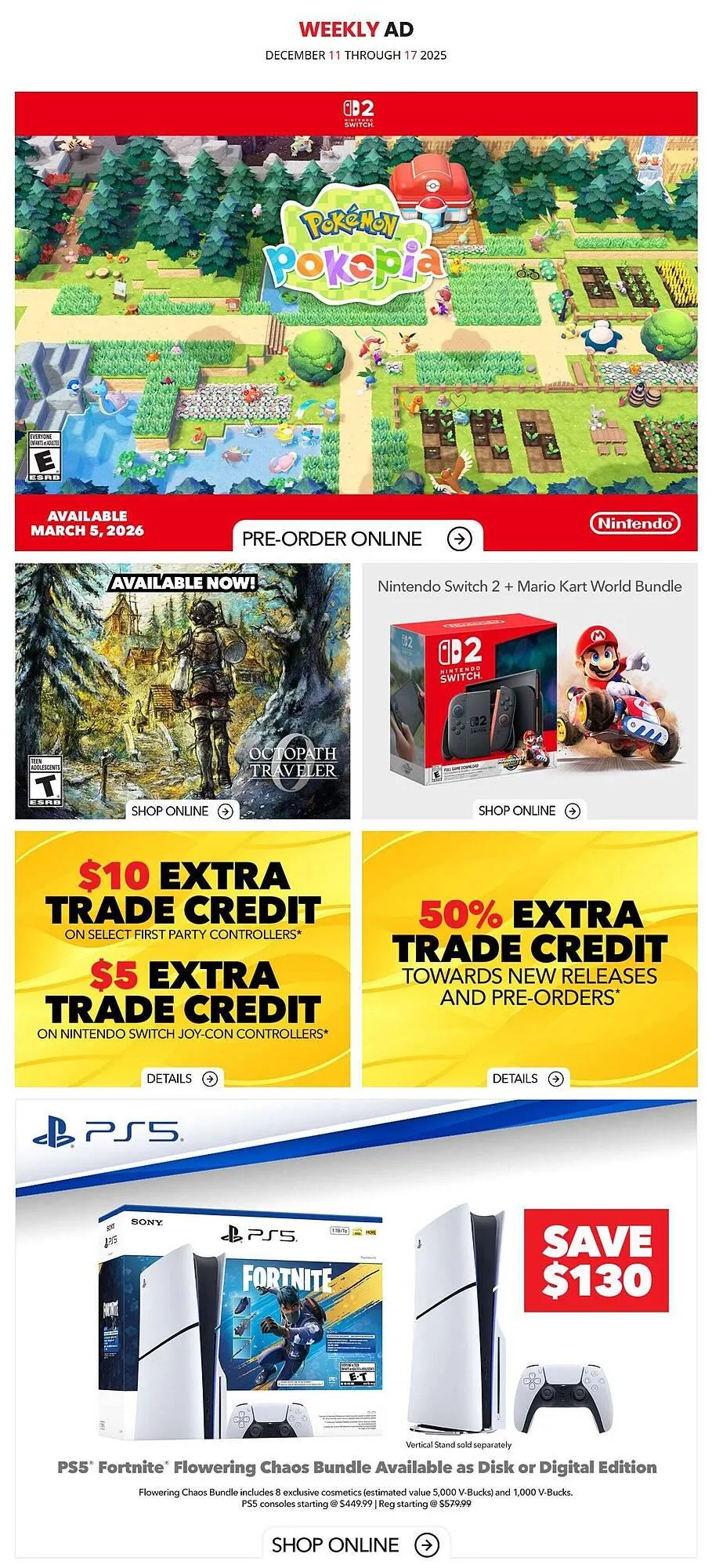 GameStop flyer from December 11 to December 18 2025 - flyer page 1