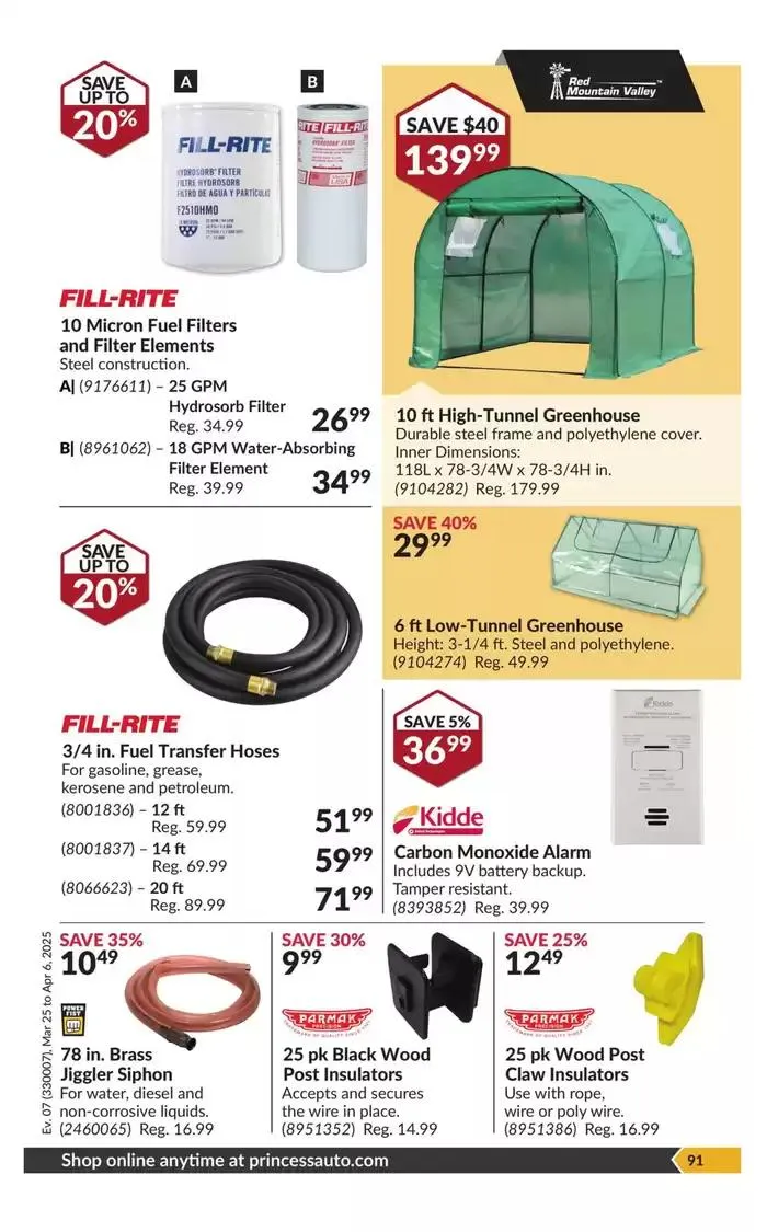 National Sale from March 25 to April 6 2025 - flyer page 96