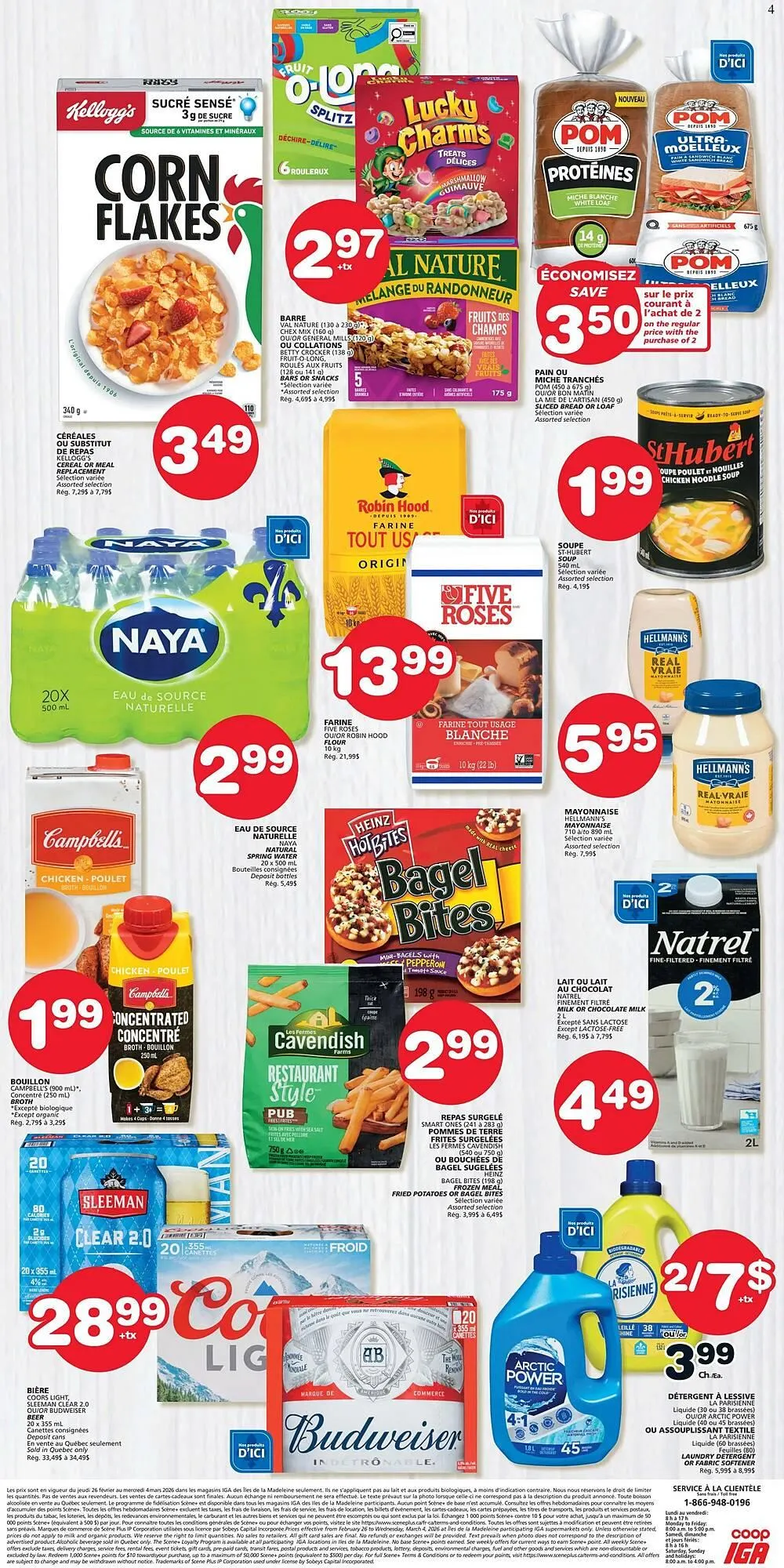 IGA flyer from February 26 to March 4 2026 - flyer page 2