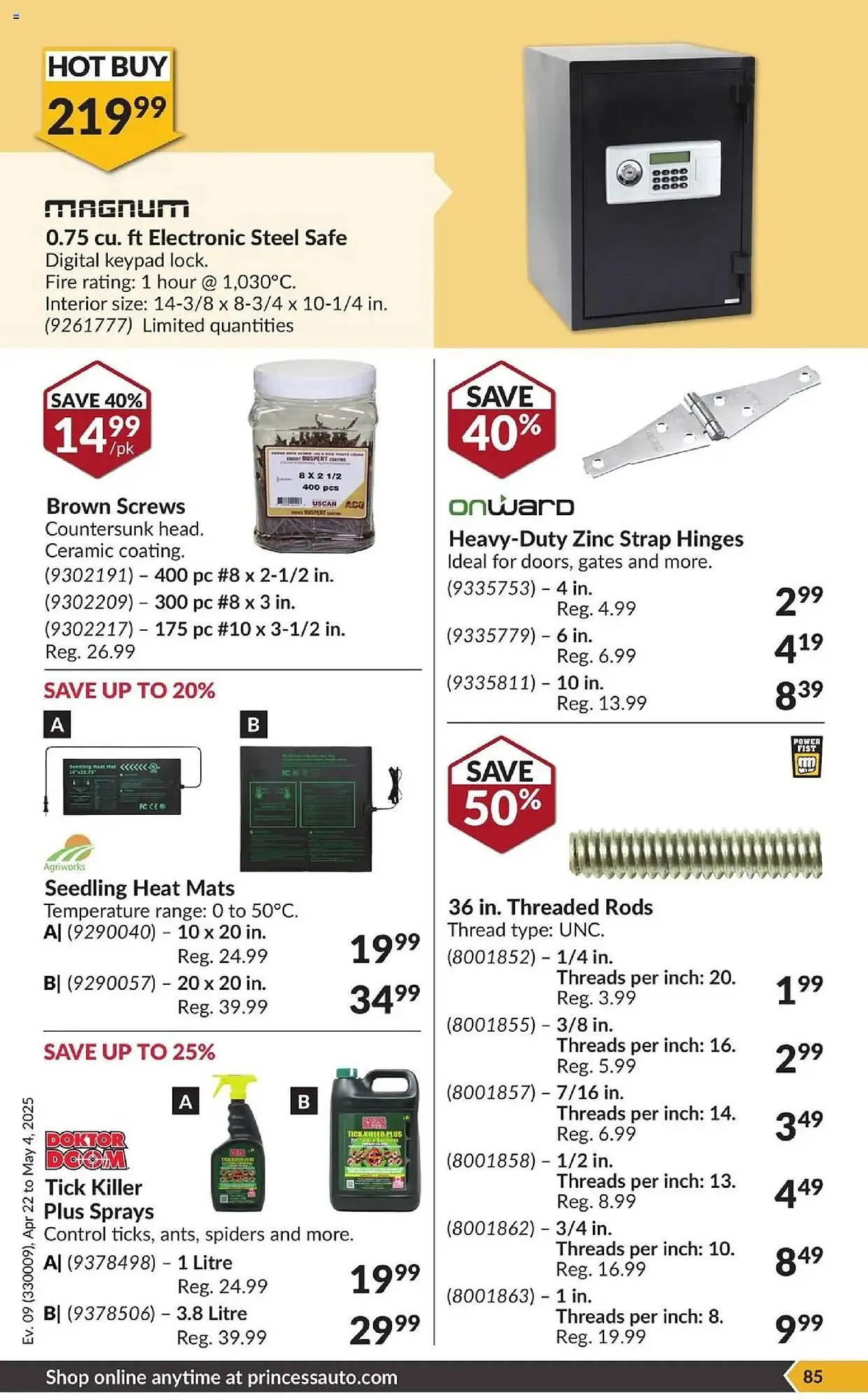 Princess Auto flyer from April 22 to May 4 2025 - flyer page 90