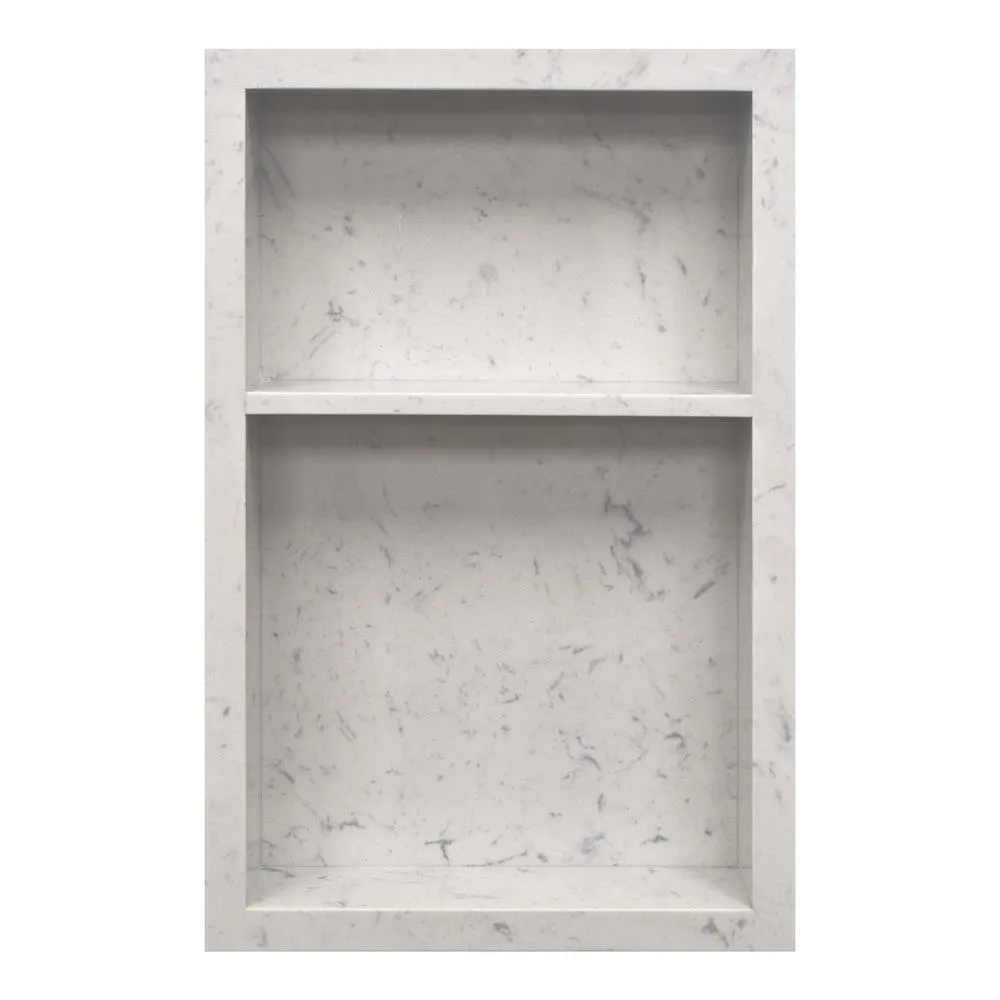 15-inch x 24-inch Carrara Shower Niche