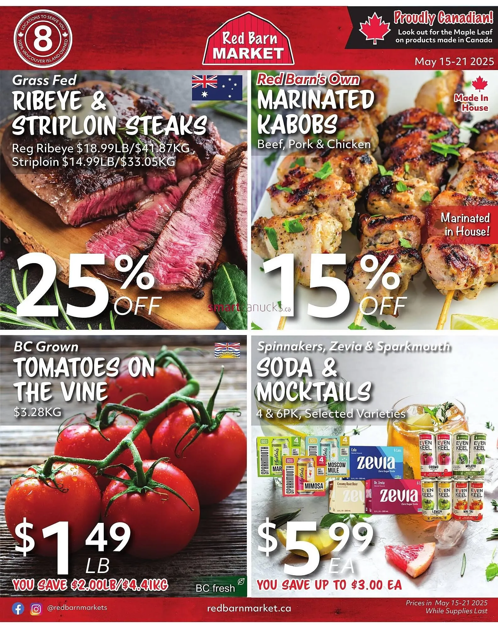 Red Barn Market flyer - 1