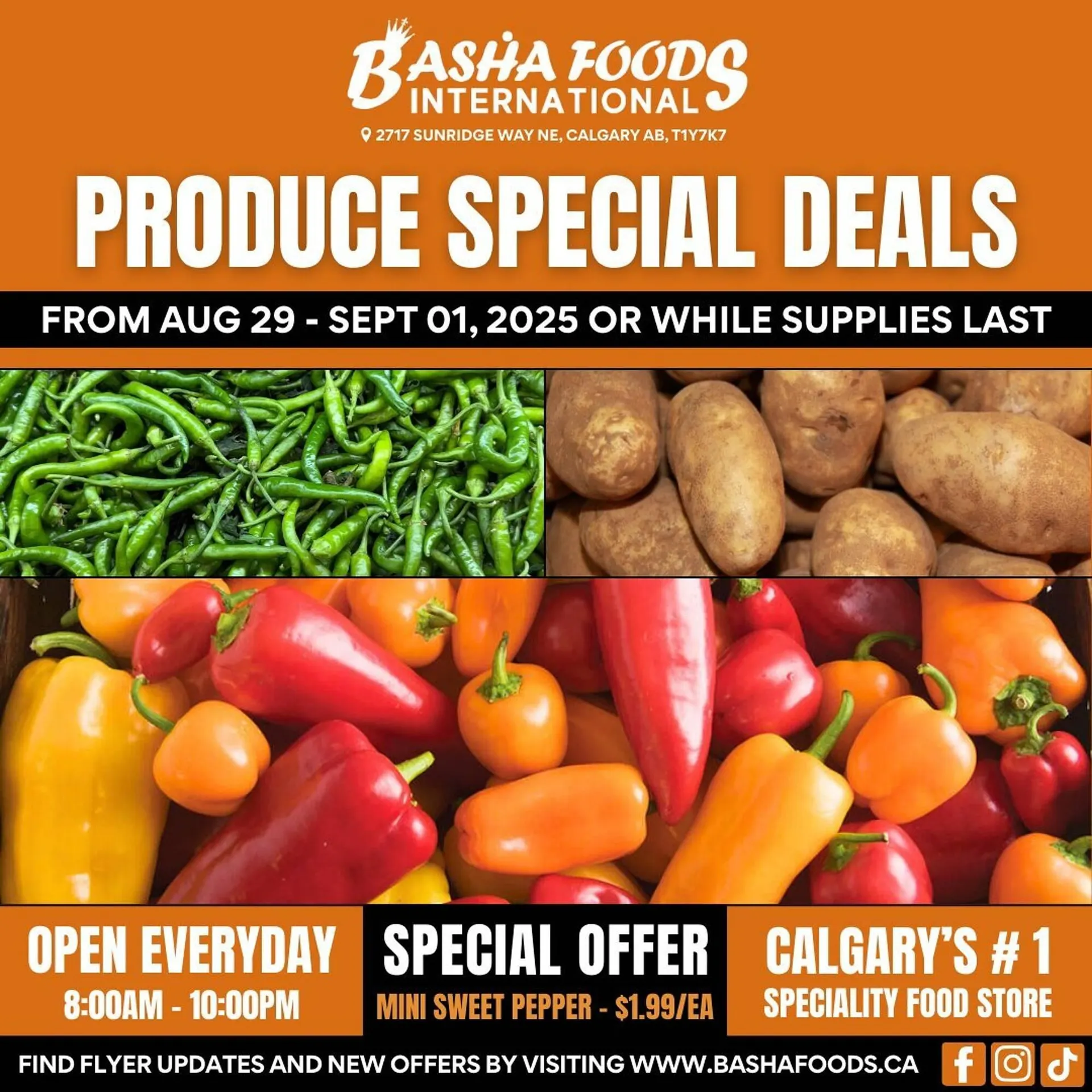 Basha Foods flyer from August 29 to September 4 2025 - flyer page 1