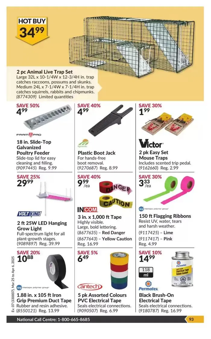 National Sale from March 25 to April 6 2025 - flyer page 98