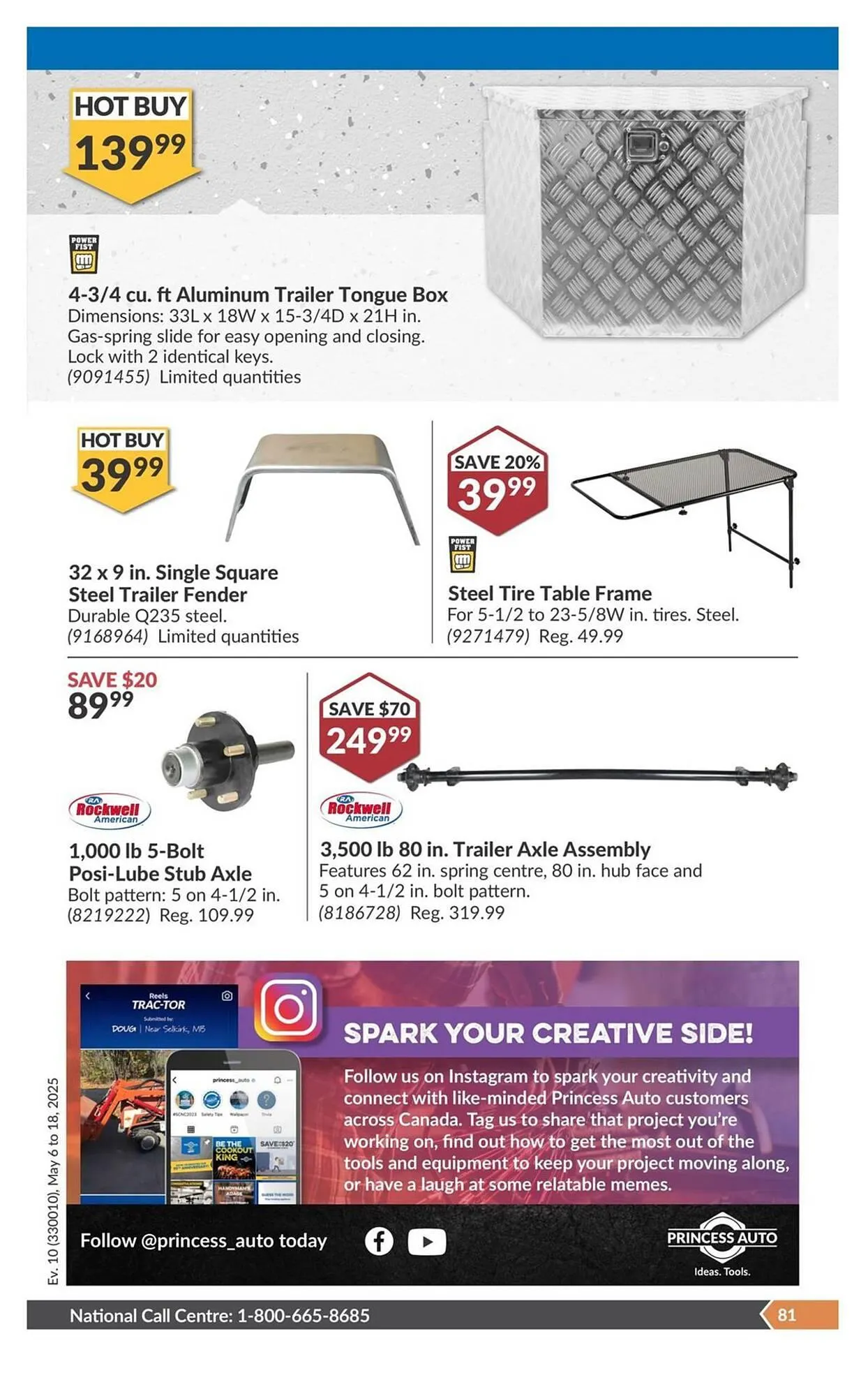 Princess Auto flyer from May 6 to May 18 2025 - flyer page 86