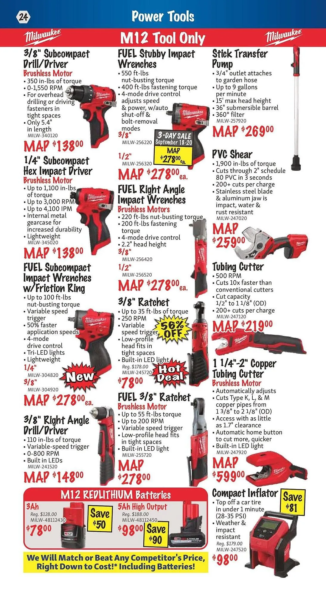 KMS Tools flyer from September 1 to September 15 2025 - flyer page 24