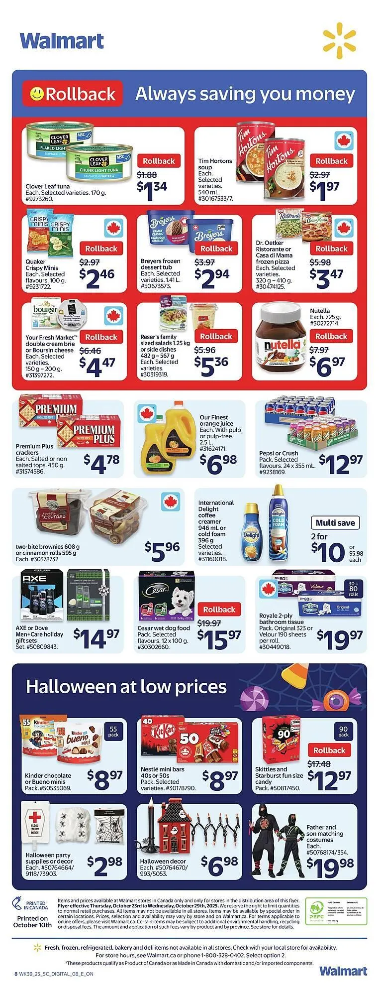 Walmart flyer from October 23 to October 30 2025 - flyer page 2