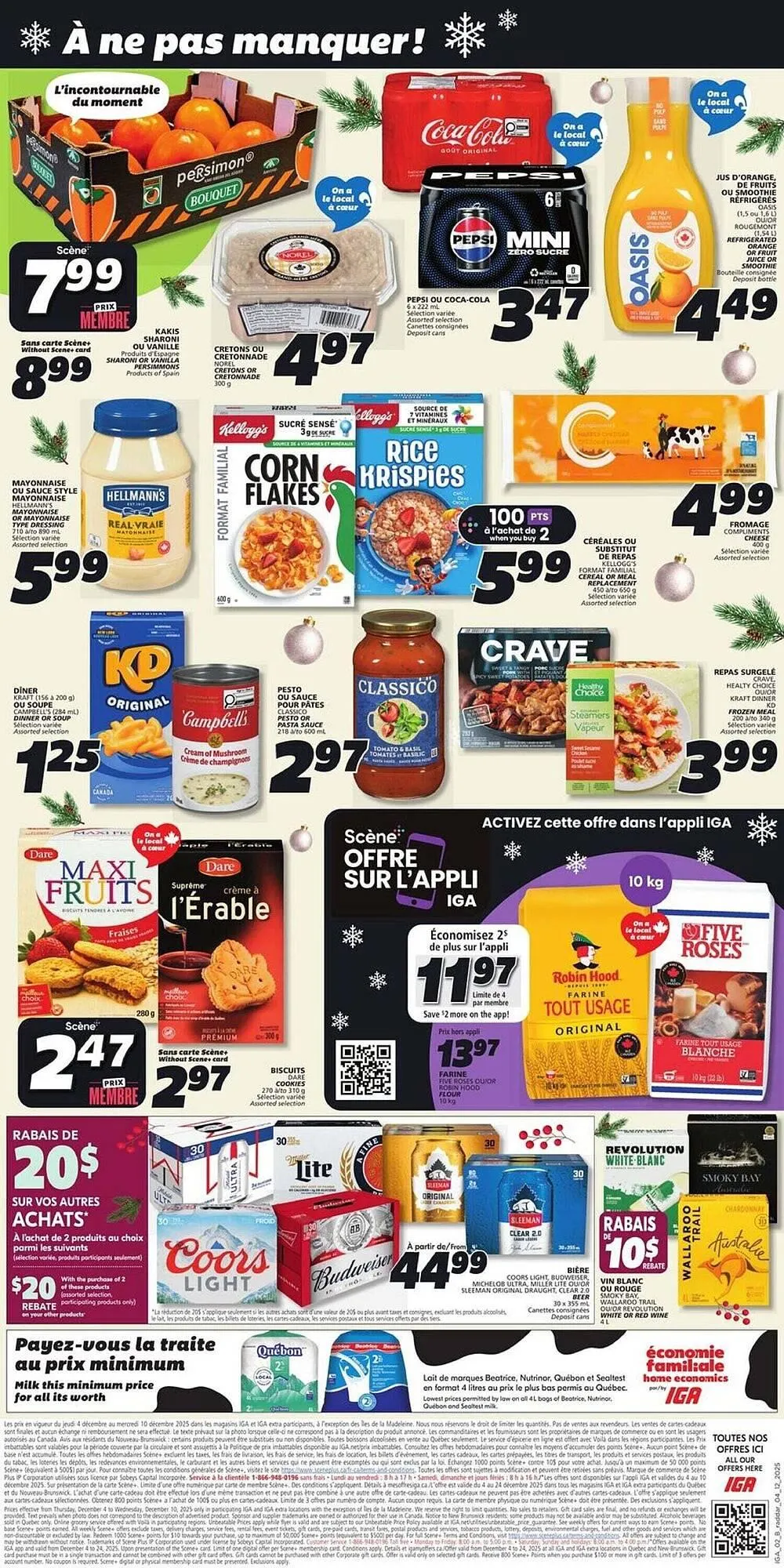 IGA flyer from December 3 to December 10 2025 - flyer page 2