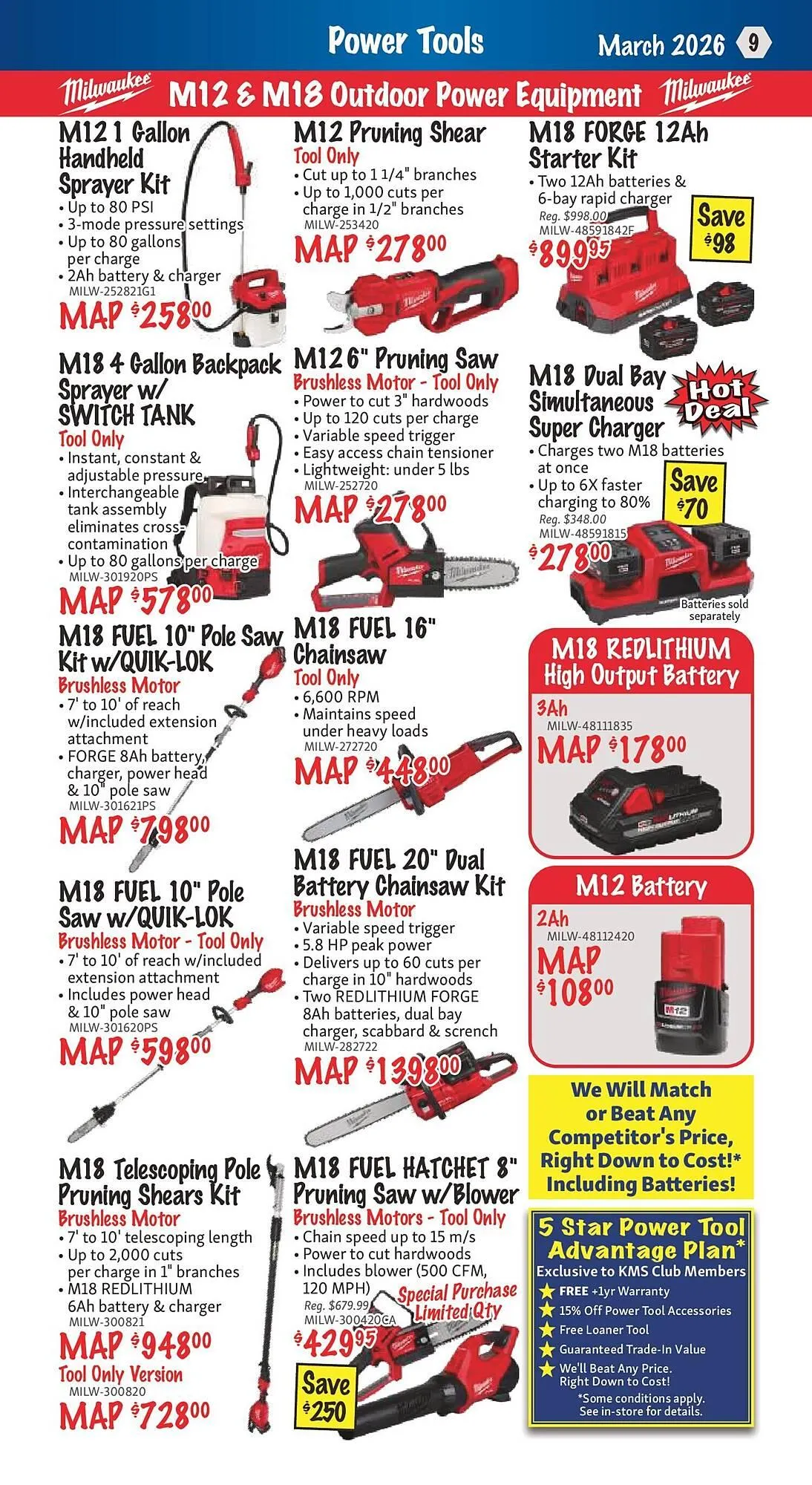 KMS Tools flyer from March 2 to March 16 2026 - flyer page 9