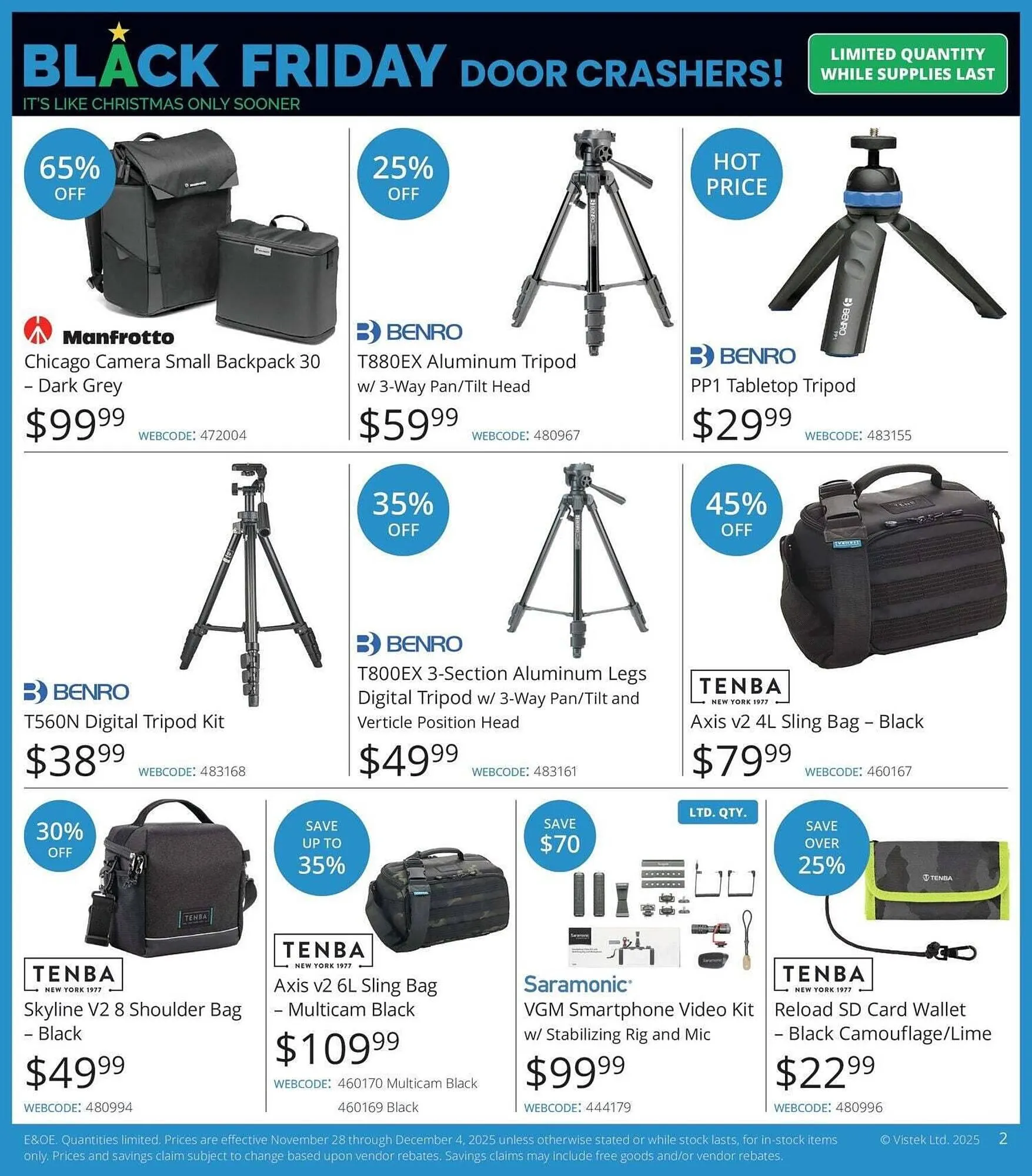 Vistek flyer from November 28 to December 5 2025 - flyer page 2