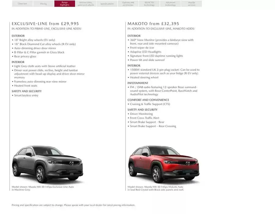 Mazda MX-30 from February 21 to February 21 2026 - flyer page 9