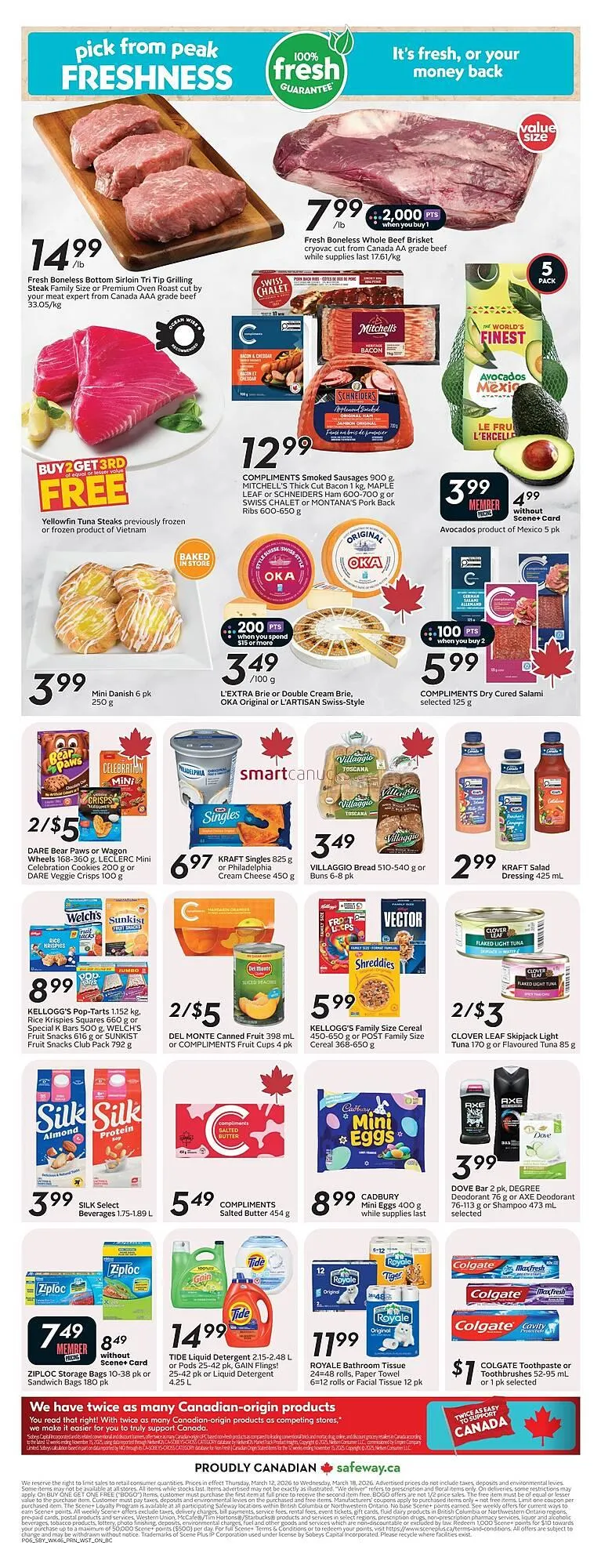 Safeway flyer from March 12 to March 18 2026 - flyer page 3