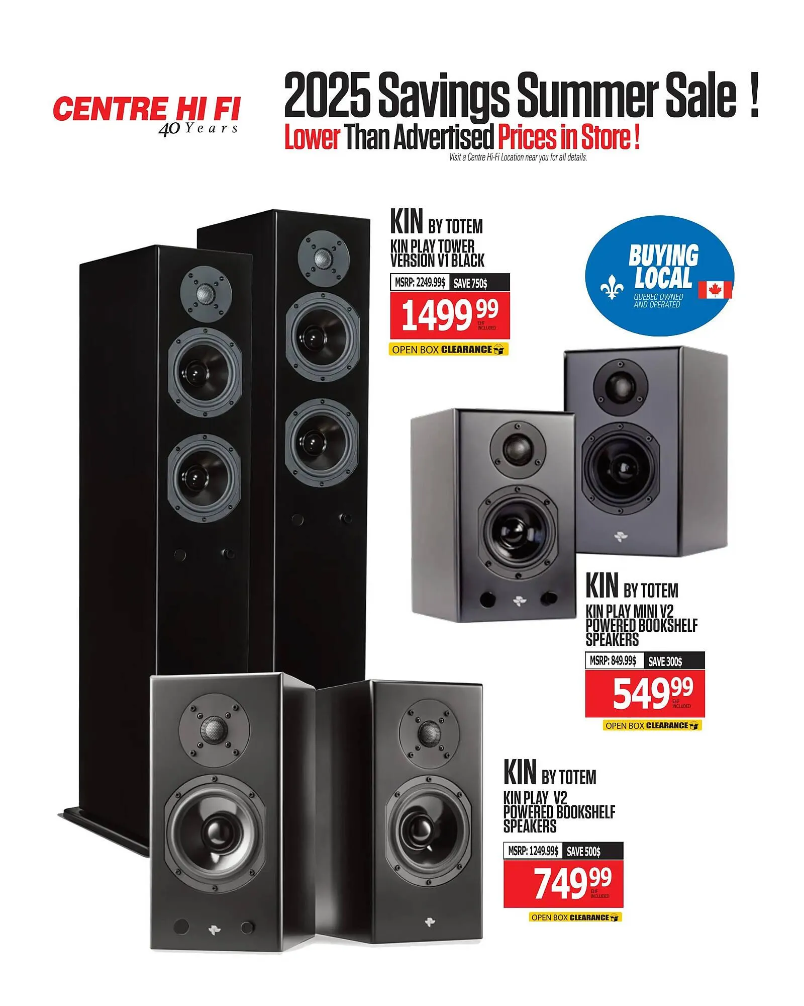 Centre Hi-Fi flyer from July 18 to July 24 2025 - flyer page 50