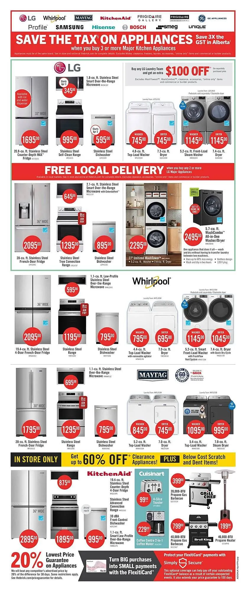 The Brick flyer from April 1 to April 18 2025 - flyer page 15