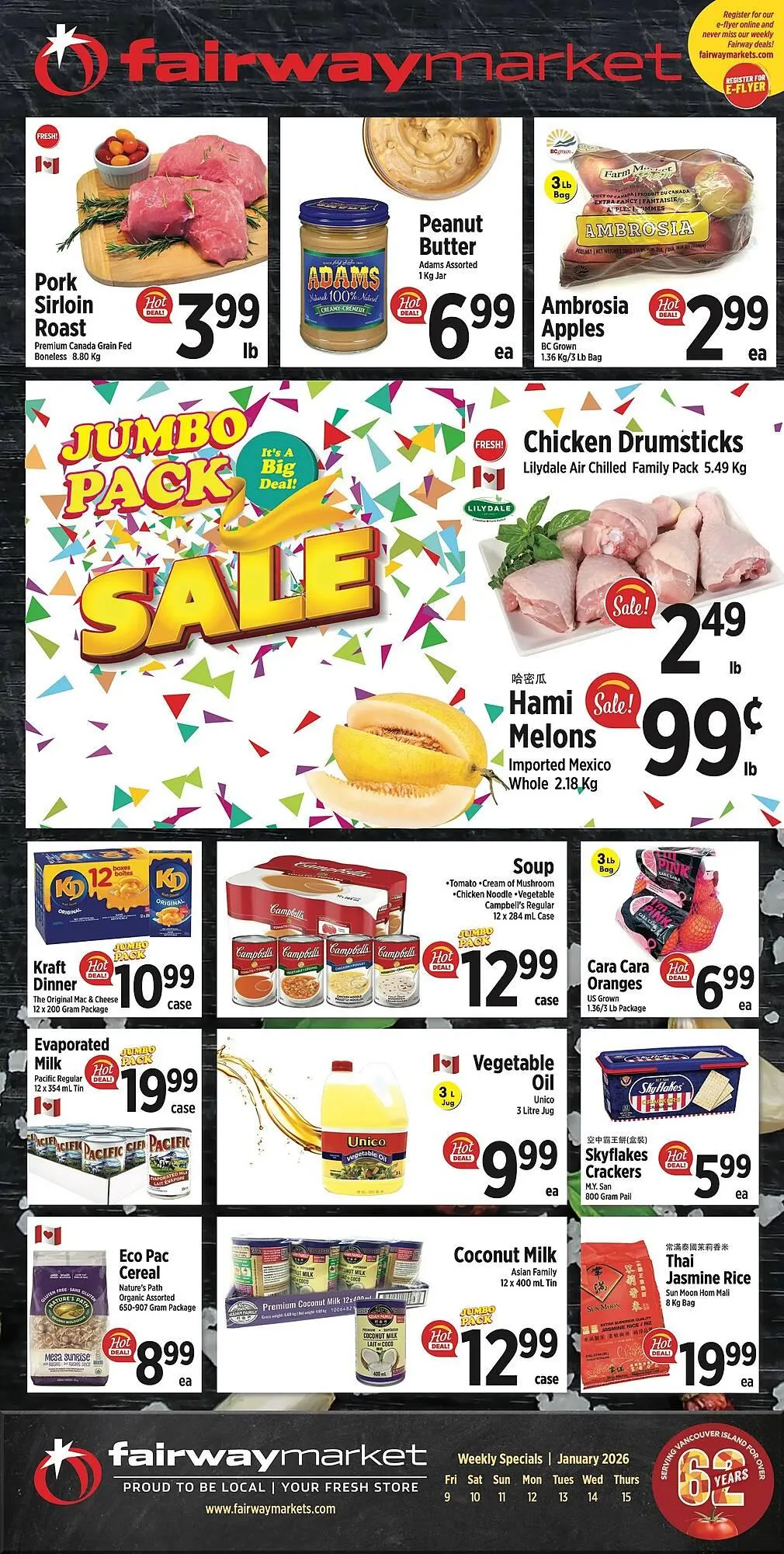 Fairway Market Canada flyer from January 9 to January 15 2026 - flyer page 1
