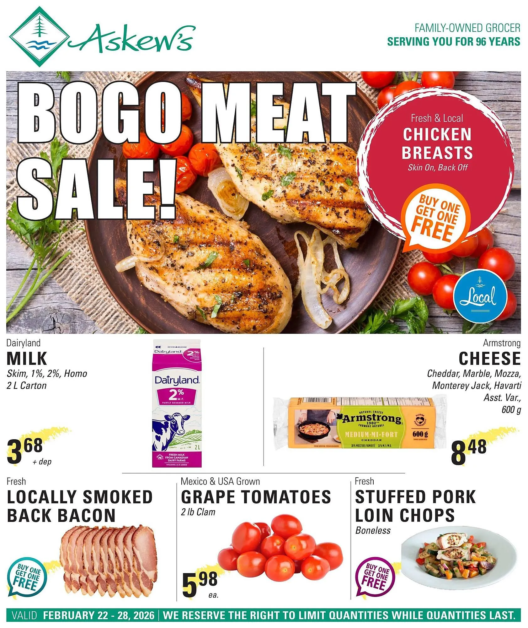 Askews Foods flyer from February 22 to February 28 2026 - flyer page 1