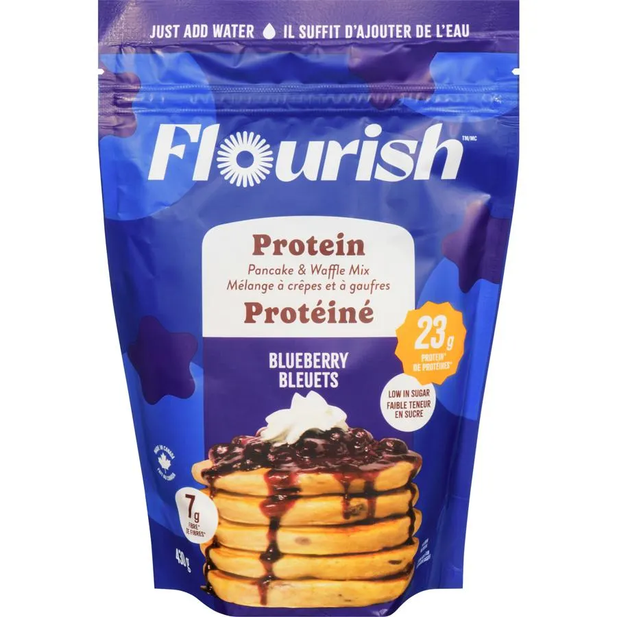 Protein Pancake & Waffle Mix, Blueberry
