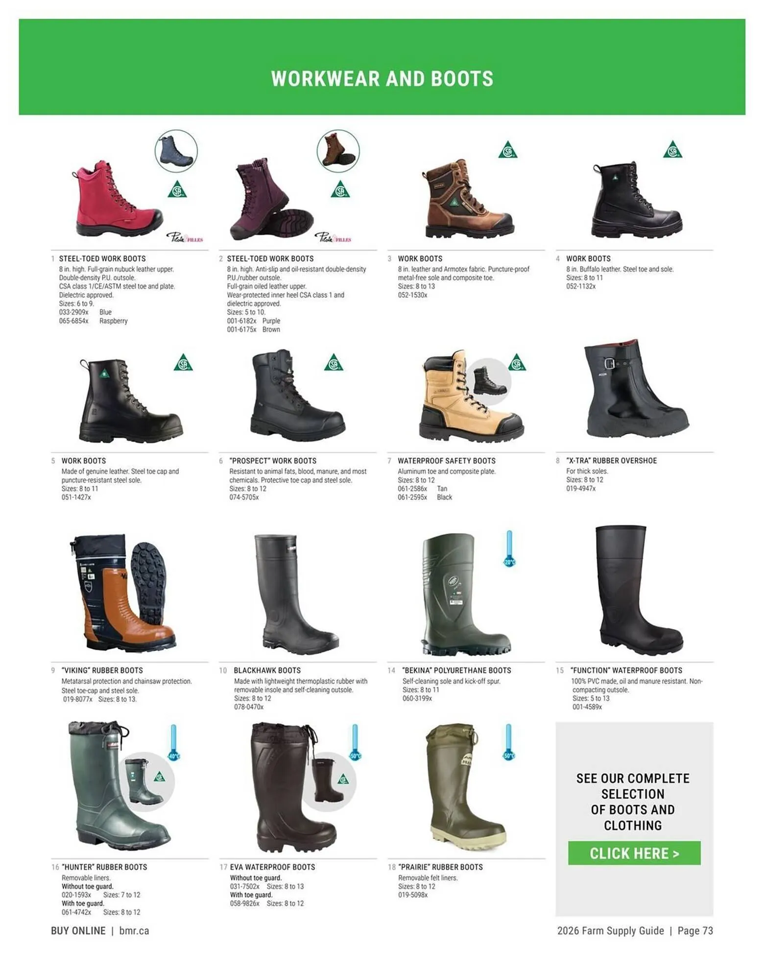 BMR flyer from January 9 to December 31 2026 - flyer page 73