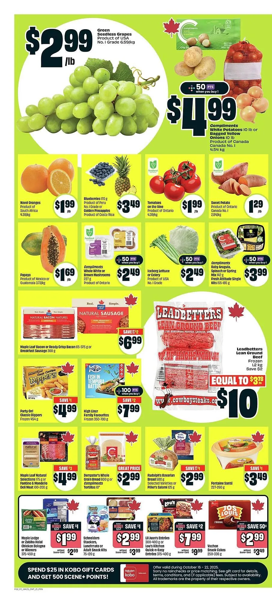 FreshCo flyer from October 16 to November 6 2025 - flyer page 2