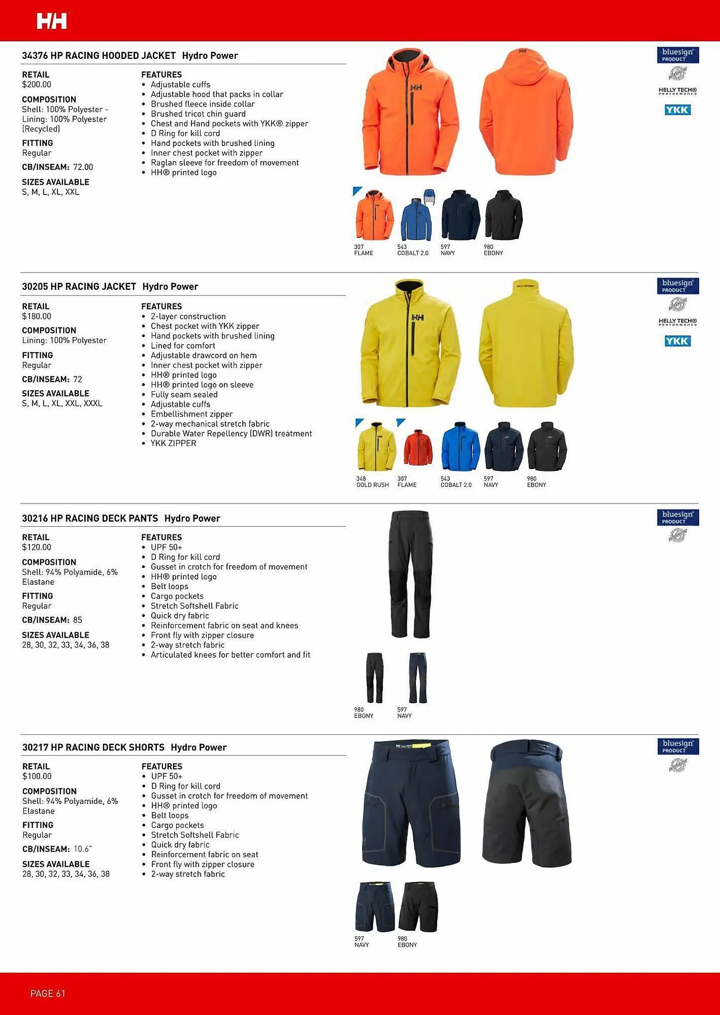 Helly Hansen flyer from July 20 to December 31 2024 - flyer page 62