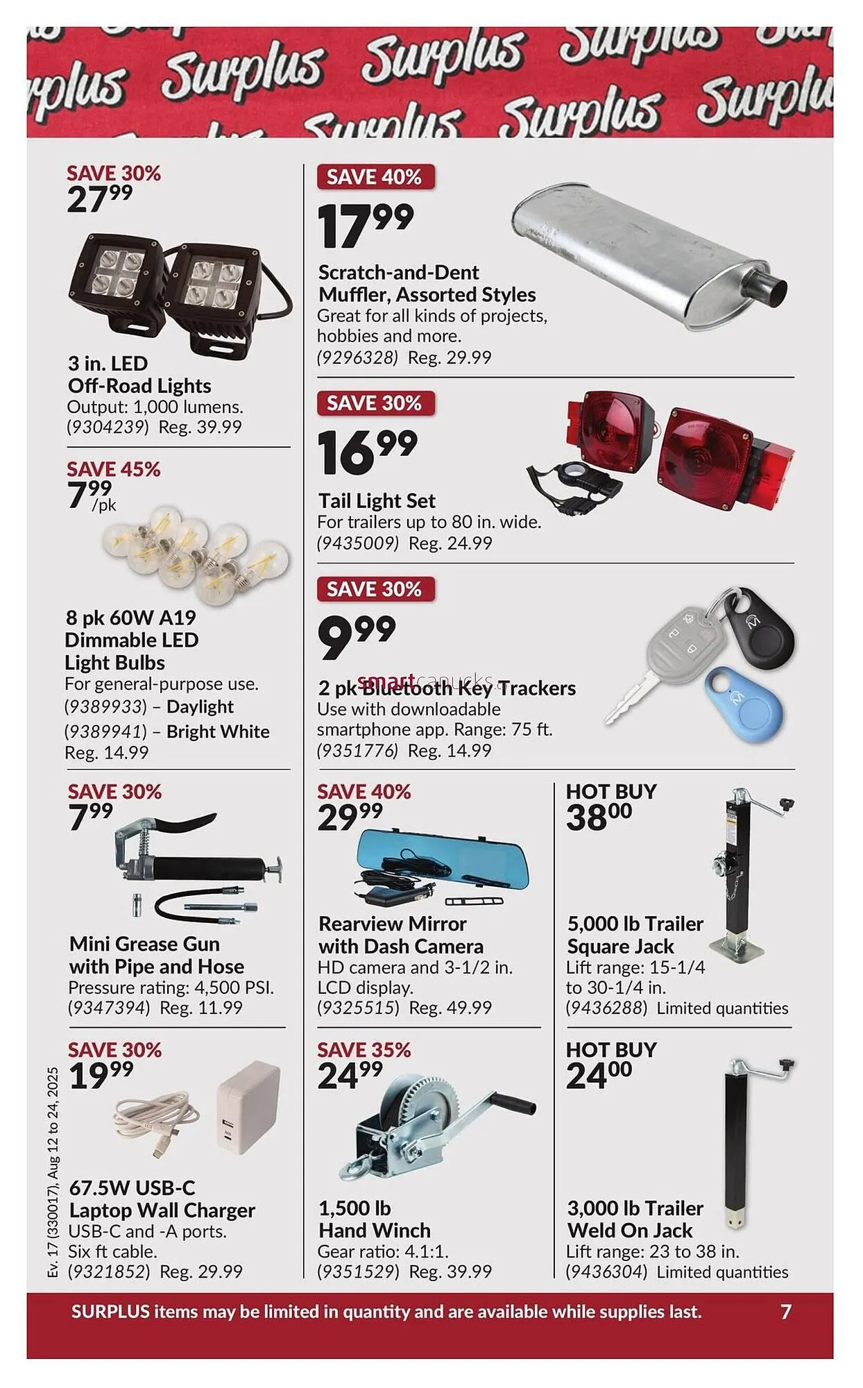 Princess Auto flyer from August 12 to August 24 2025 - flyer page 12