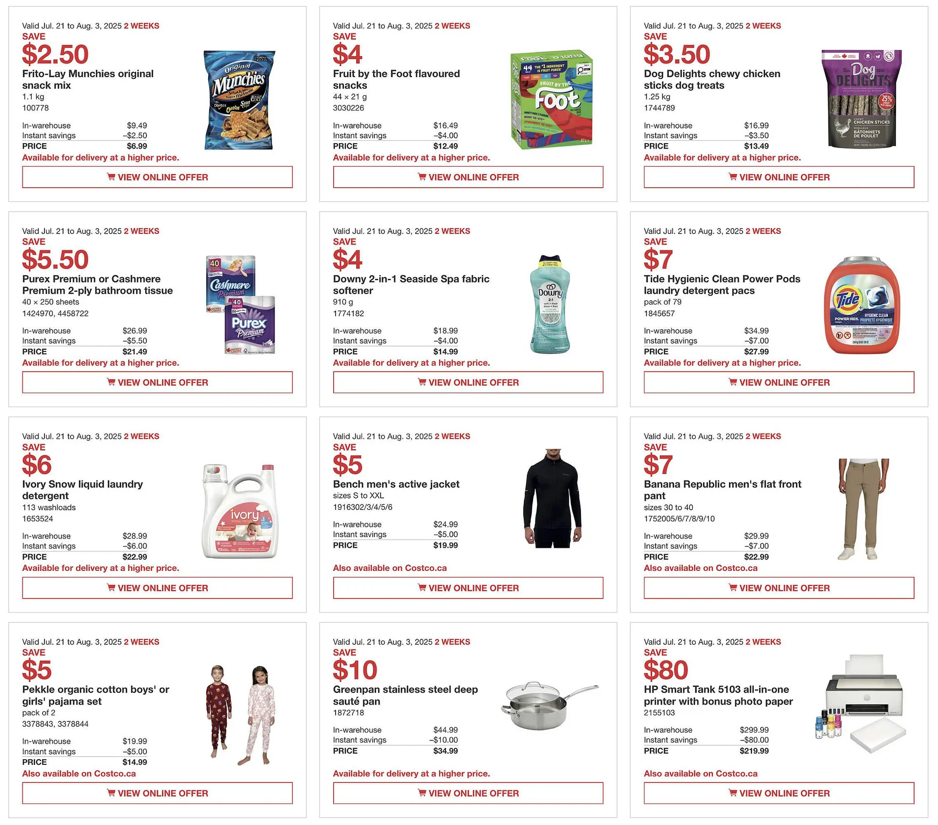 Costco flyer from July 24 to July 30 2025 - flyer page 9