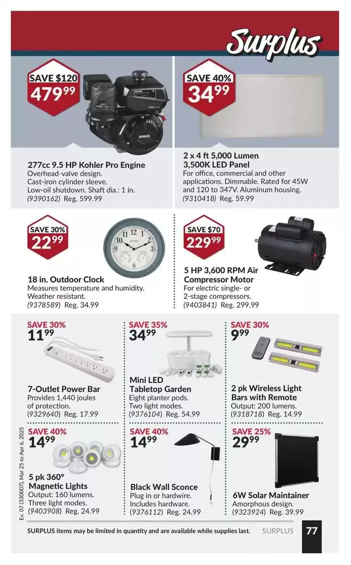 National Sale from March 25 to April 6 2025 - flyer page 82