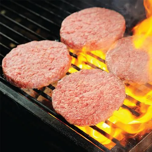 FREE RANGE GRASS FED BEEF BURGERS 6pk/4oz ea