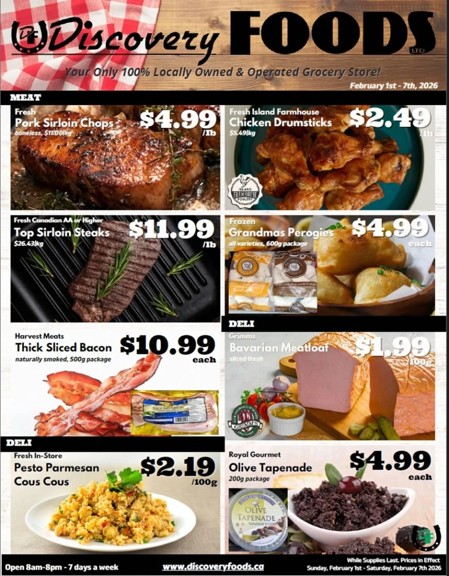 Discovery Foods flyer from February 1 to February 7 2026 - flyer page 1