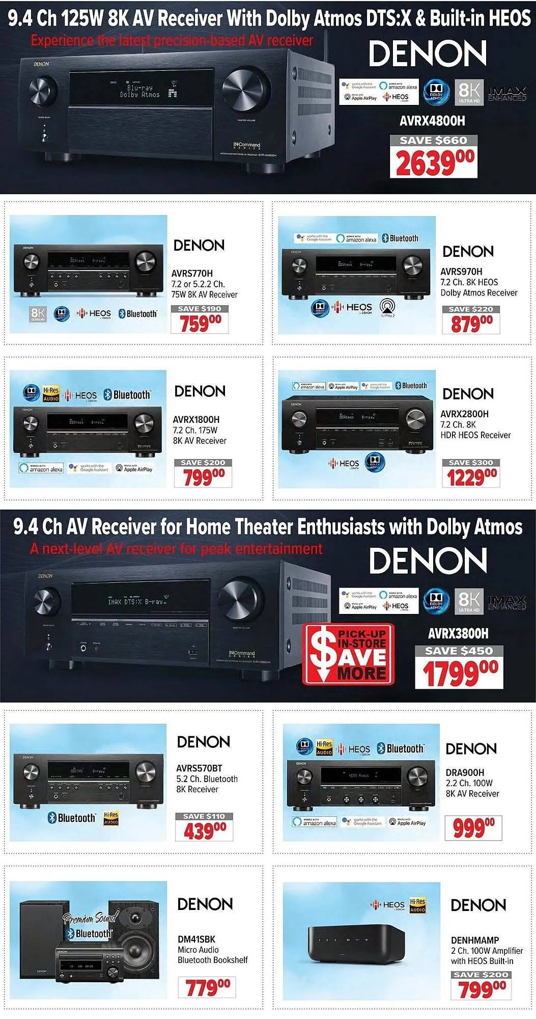 2001 Audio Video flyer from March 21 to March 28 2025 - flyer page 10