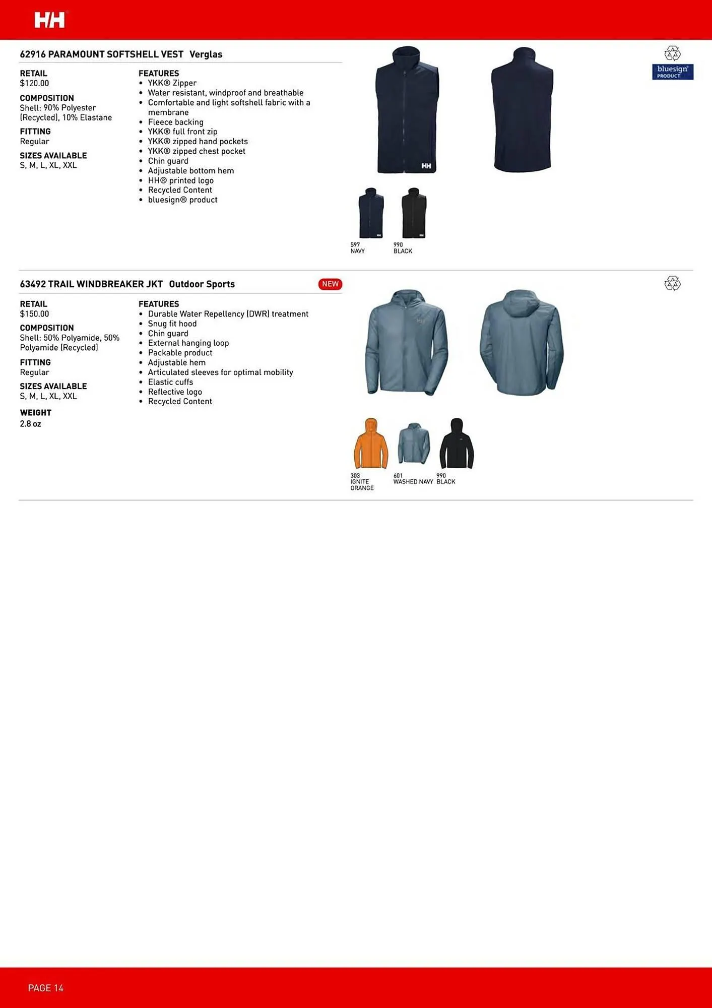 Helly Hansen flyer from March 12 to May 31 2026 - flyer page 14