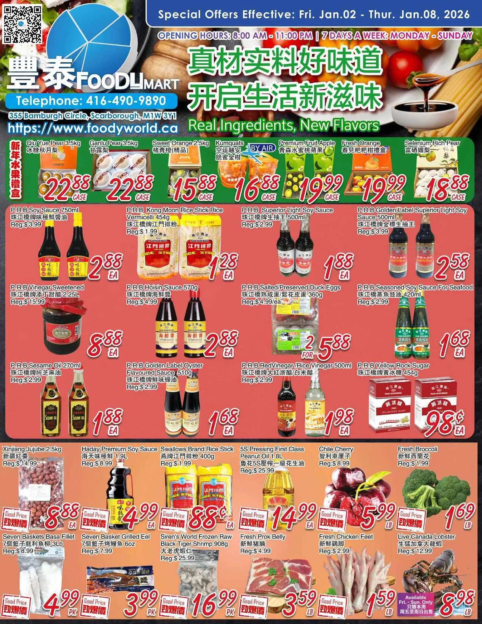 Foody Mart flyer from January 2 to January 8 2026 - flyer page 1