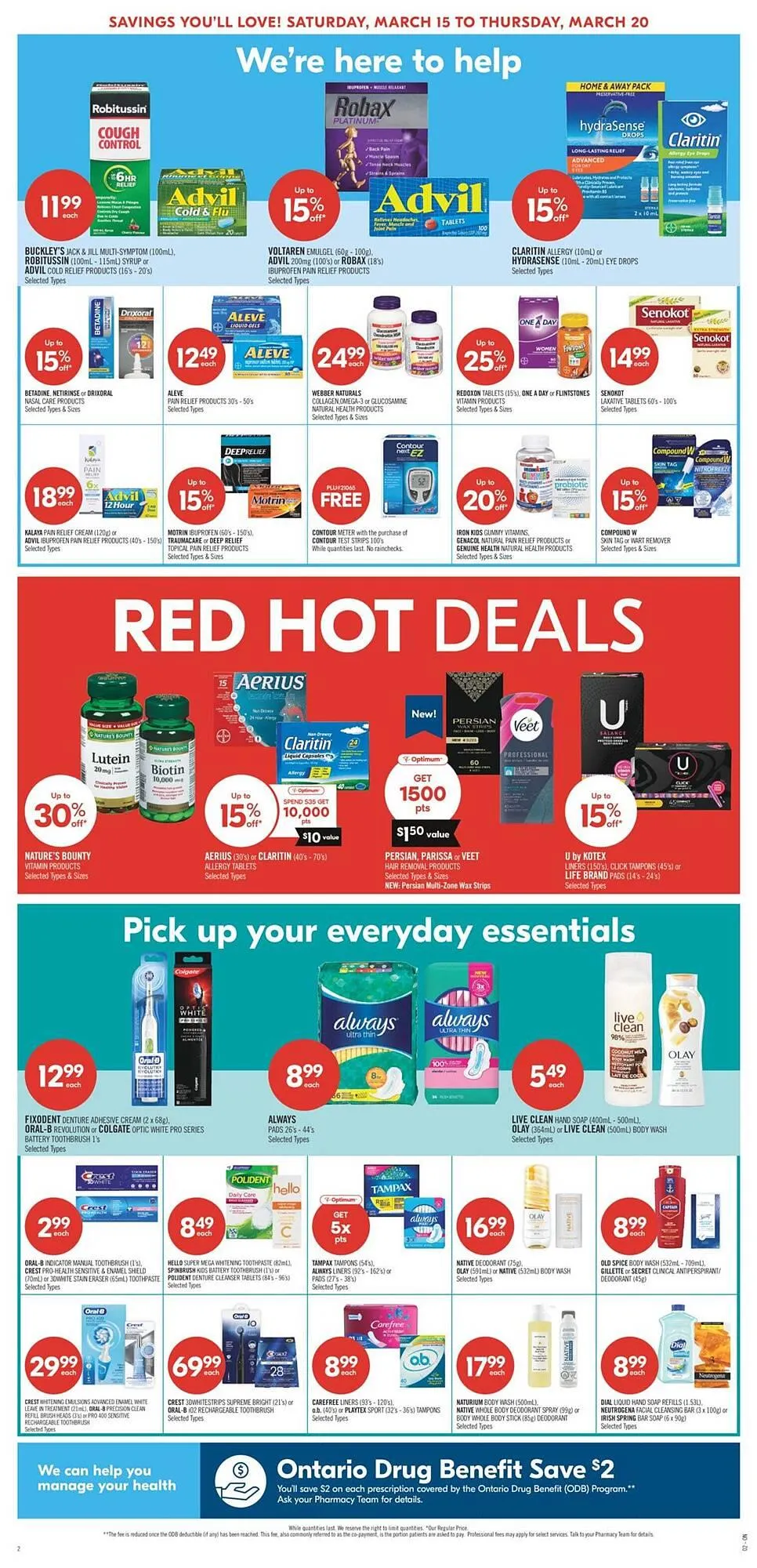 Shoppers Drug Mart flyer from March 15 to March 21 2025 - flyer page 6