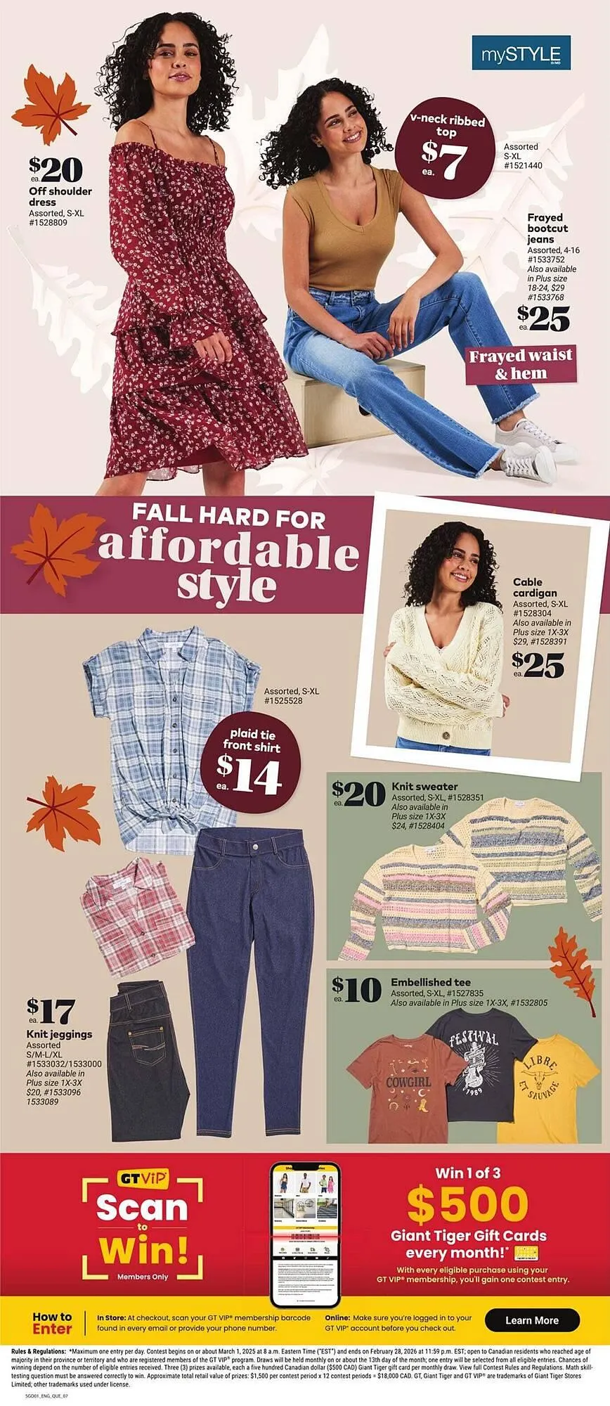 Giant Tiger flyer from August 8 to August 29 2025 - flyer page 9