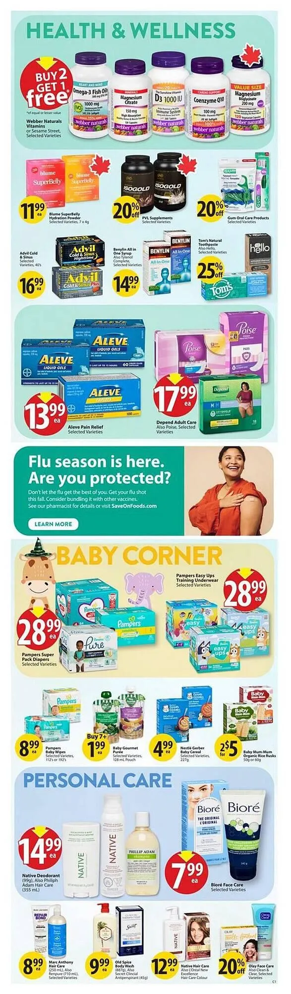 Save on Foods flyer from October 23 to October 29 2025 - flyer page 22