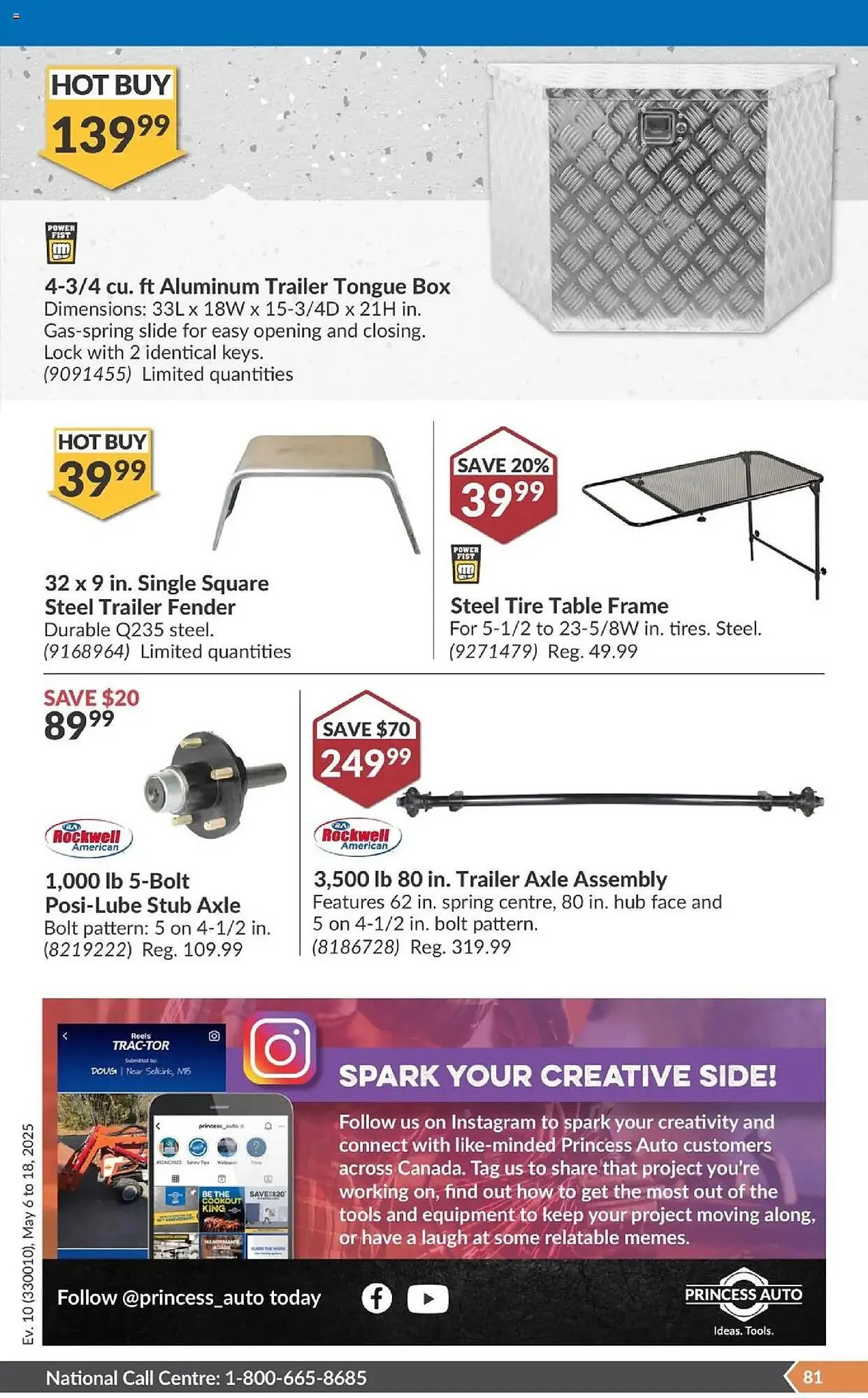 Princess Auto flyer from May 6 to May 18 2025 - flyer page 86