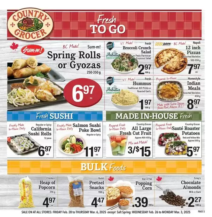 Special offers for you from February 26 to March 12 2025 - flyer page 5