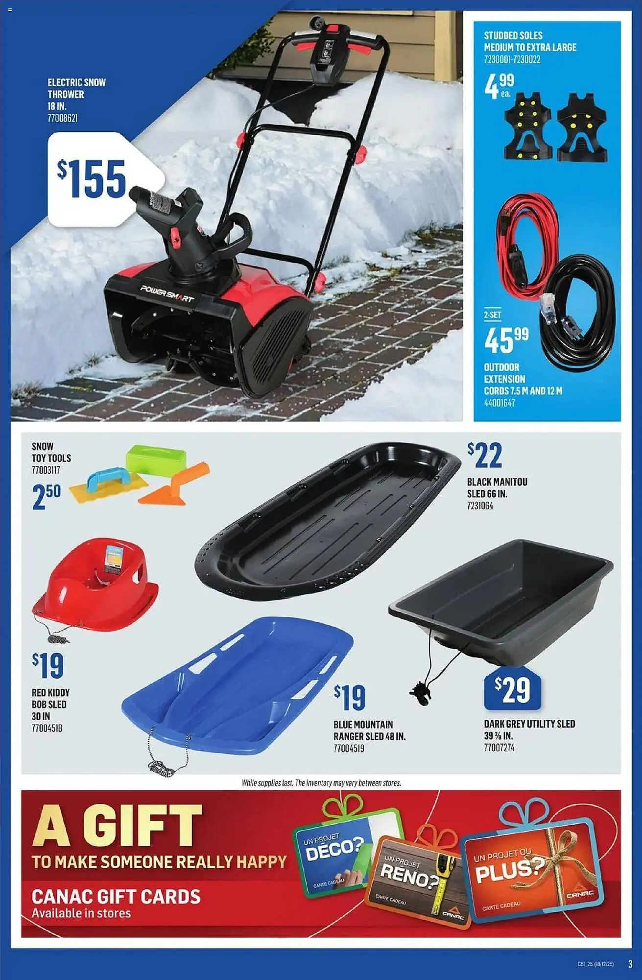 Canac flyer from December 18 to January 1 2026 - flyer page 3