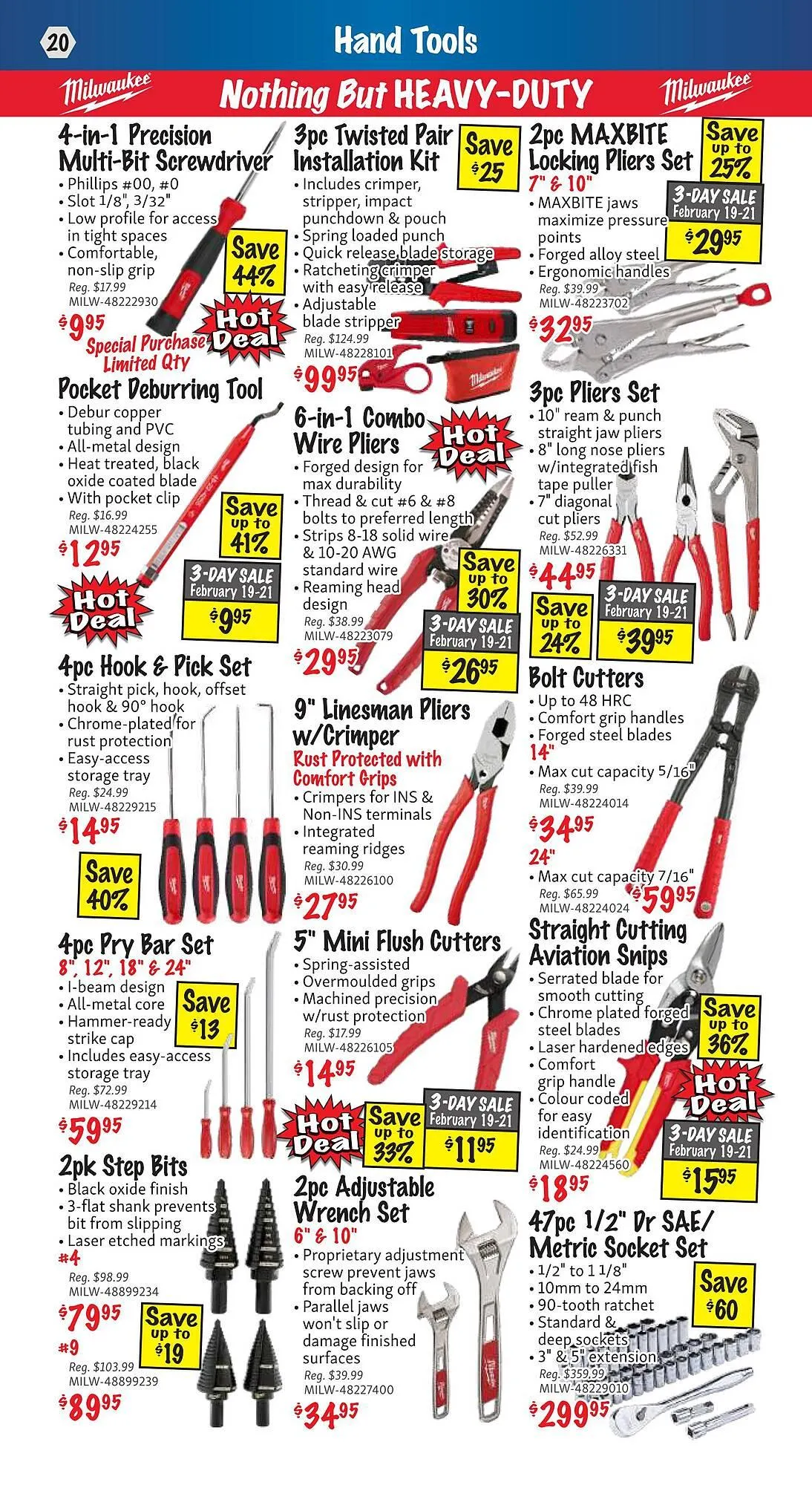 KMS Tools flyer from February 1 to February 28 2026 - flyer page 20