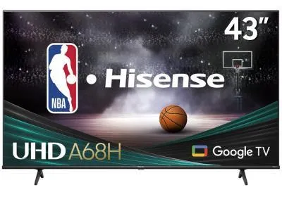 43" Hisense 43A68H A68H Series 4k UHD Smart Google TV