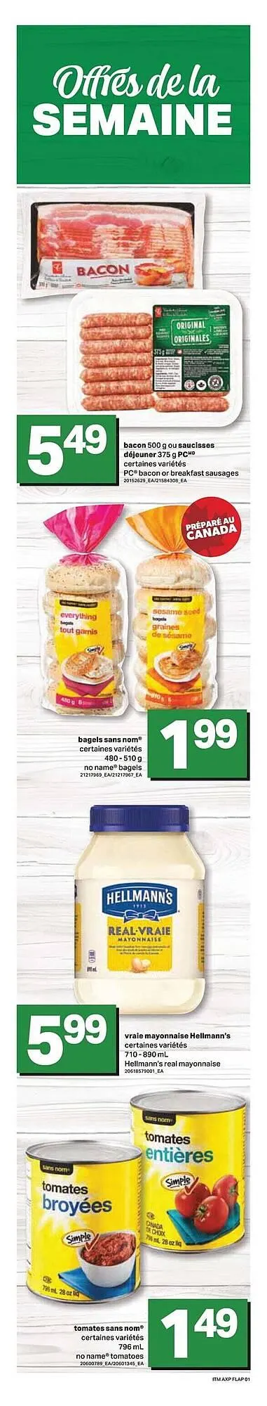 Axep flyer from March 31 to April 14 2025 - flyer page 2