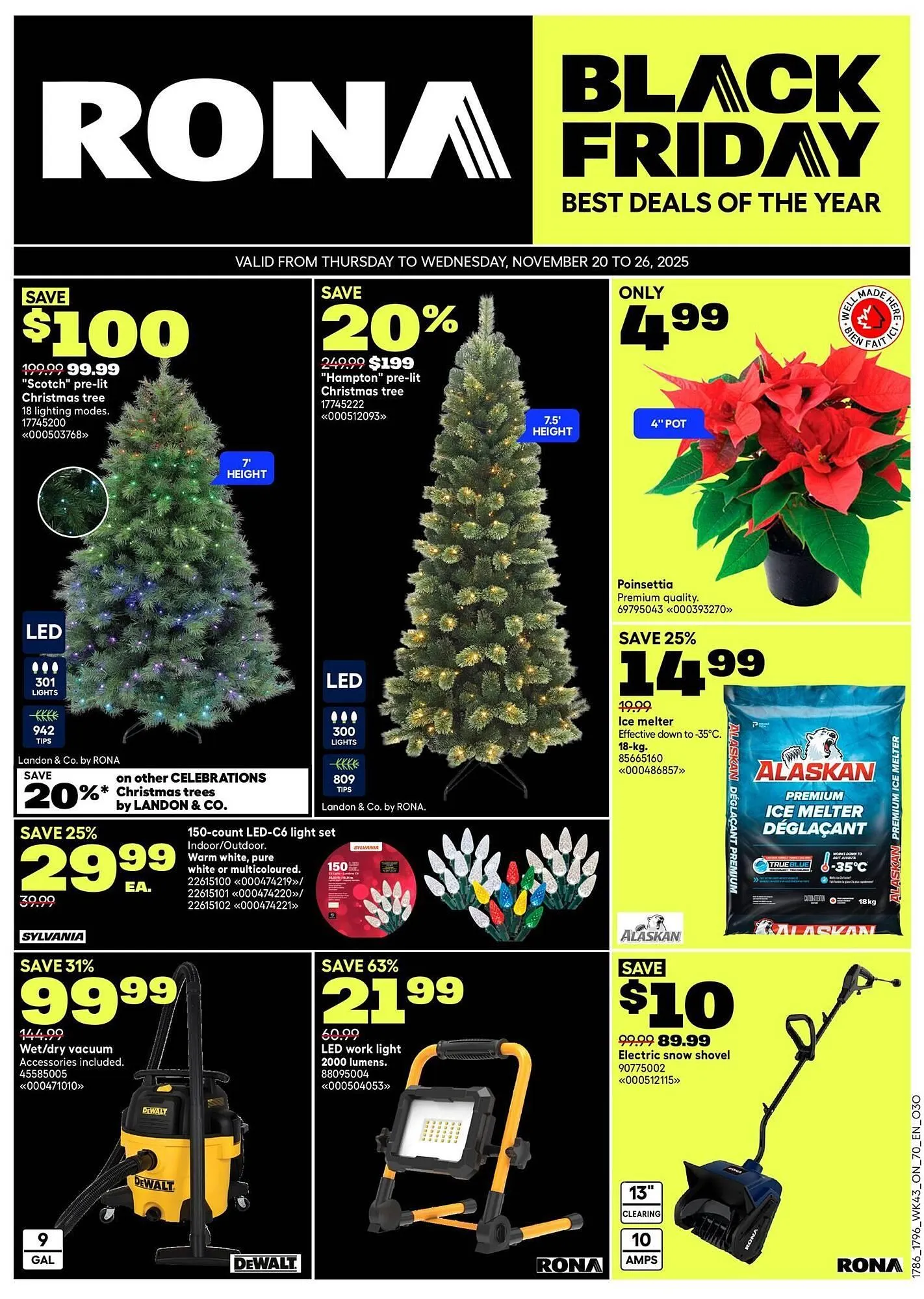 RONA flyer from November 20 to November 27 2025 - flyer page 1