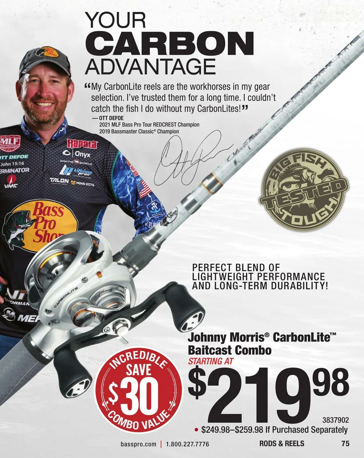 Bass Pro Current flyer from April 7 to April 21 2025 - flyer page 75
