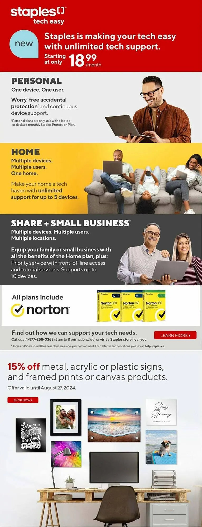 Staples flyer from August 22 to August 29 2024 - flyer page 21