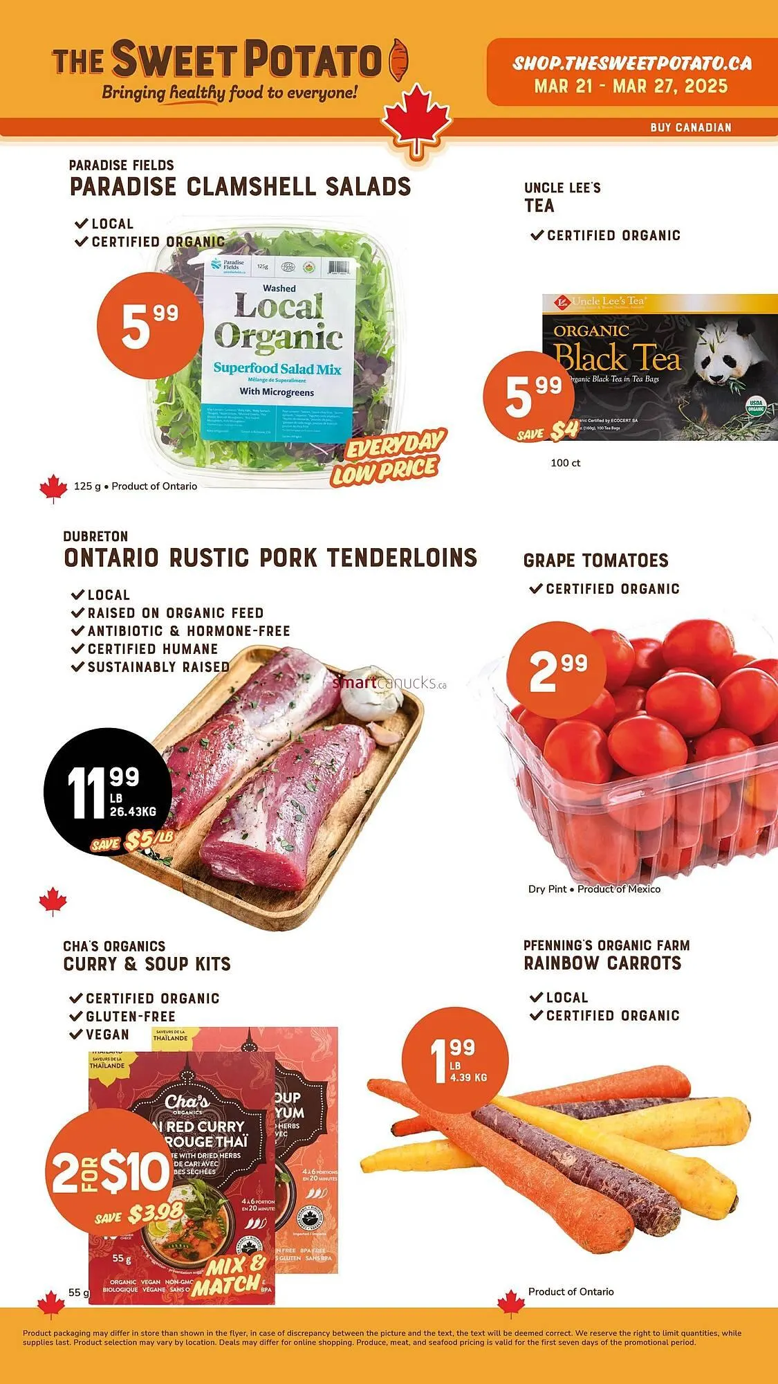 The Sweet Potato flyer - 1