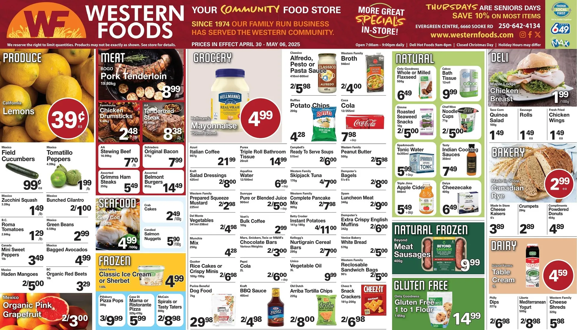 Western Foods flyer - 1