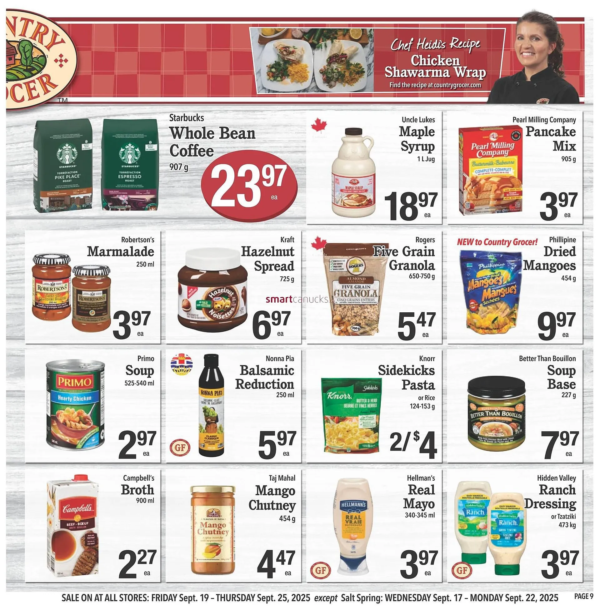 Country Grocer flyer from September 18 to September 24 2025 - flyer page 9