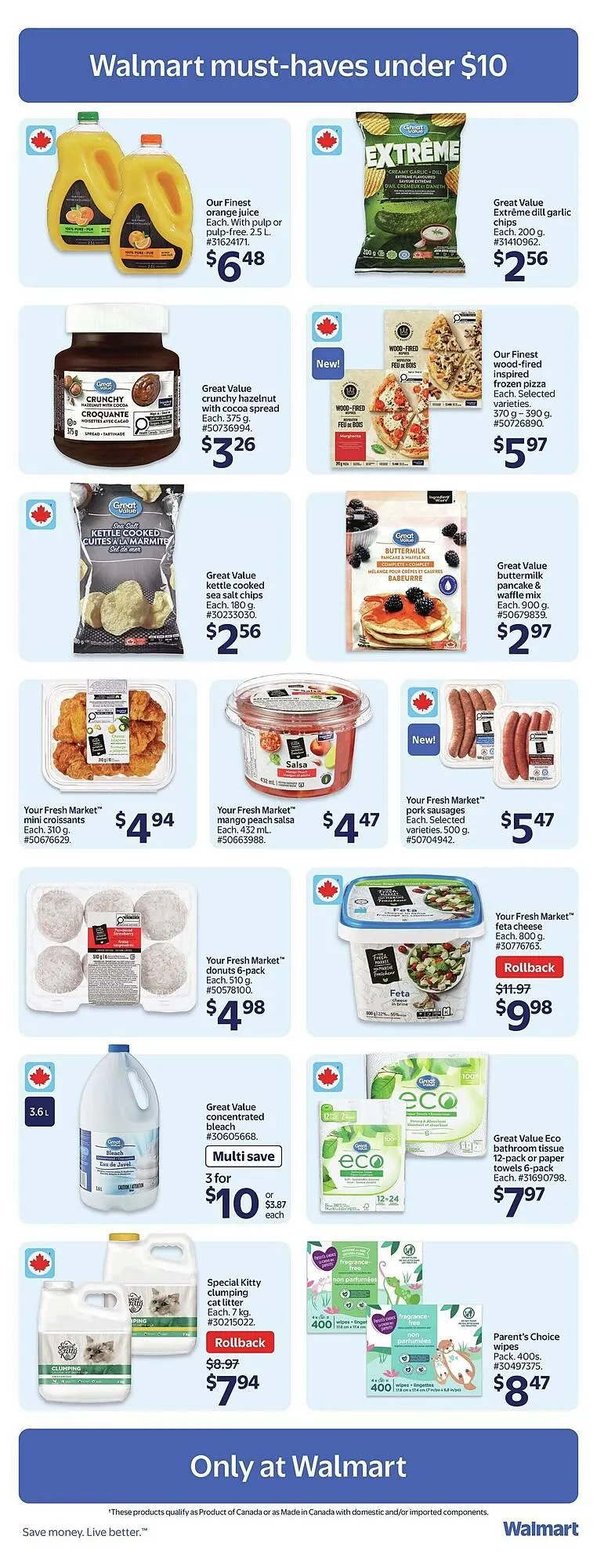 Walmart flyer from July 25 to August 1 2025 - flyer page 11